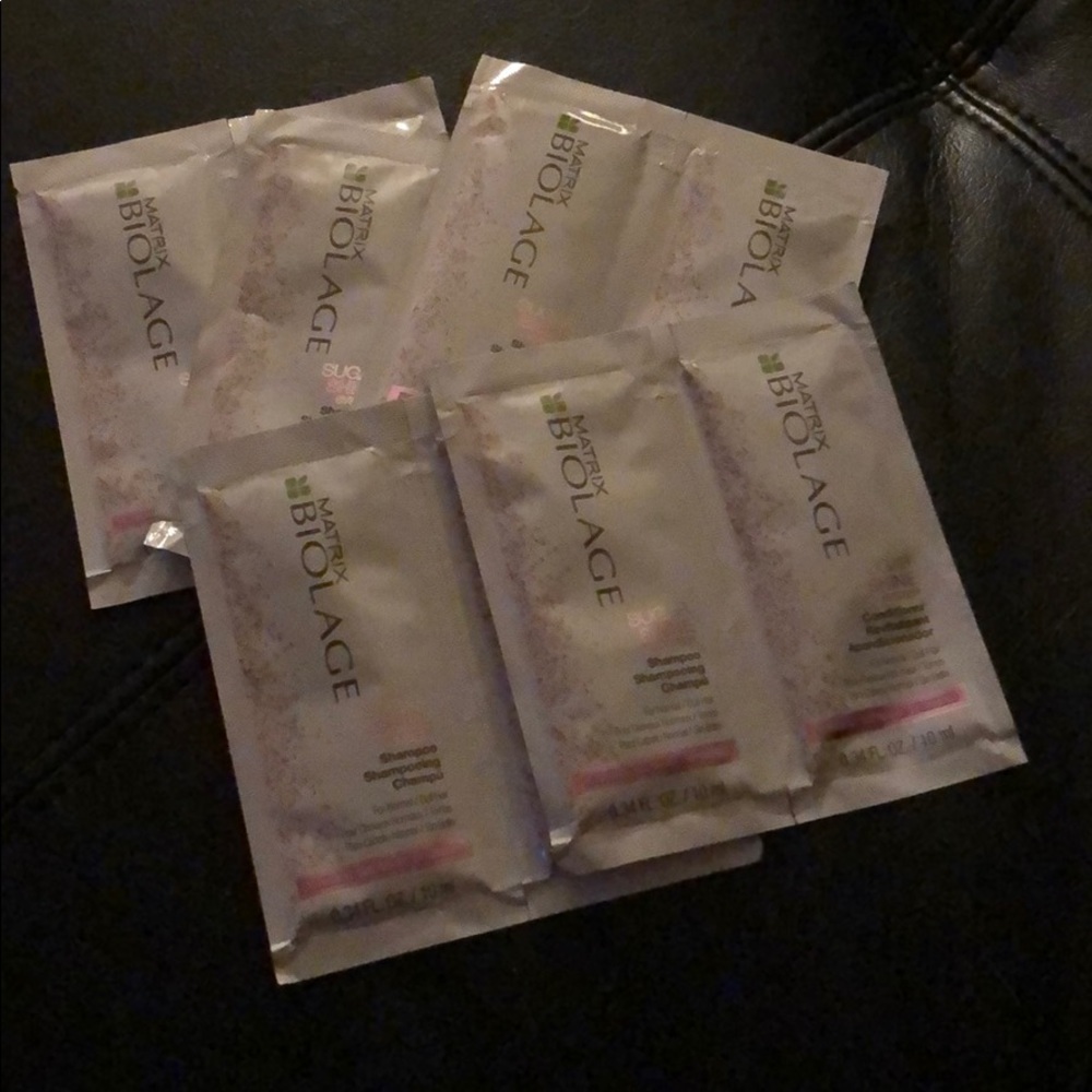 5 Biolage Sugar Shine shampoo and conditioner